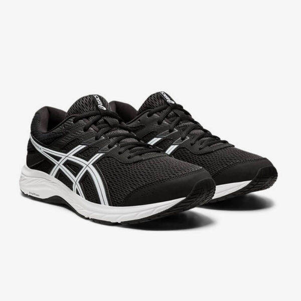 Afbeelding Asics Gel Contend 6 hardloopschoenen heren zwart wit