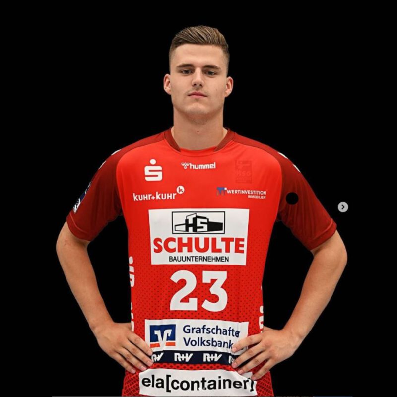 Afbeelding van Sander Visser handballer bij hsg nordhornlingen