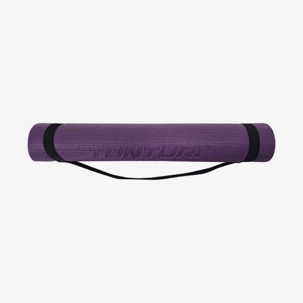 Afbeelding Tunturi Fitnessmat Yogamat met draagkoord paars