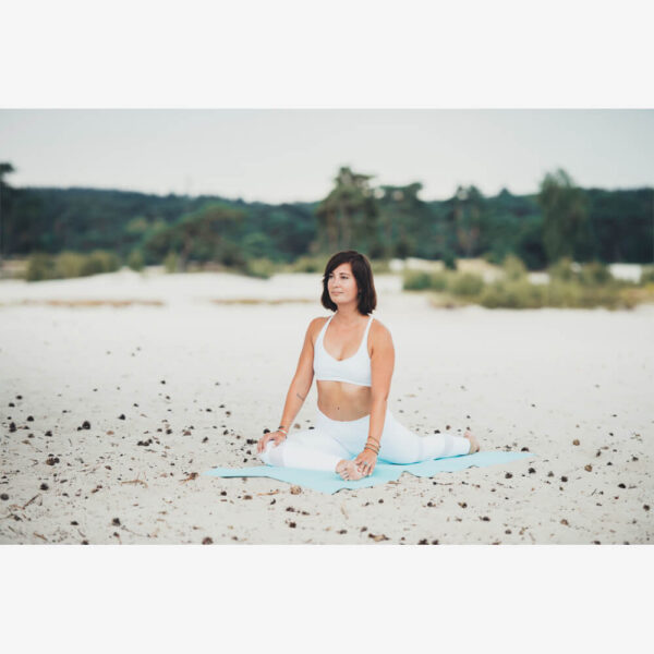 Afbeelding Tunturi Fitnessmat Yogamat met draagkoord turquoise
