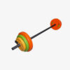 Afbeelding tunturi halterset halterstang aerobic pump set20kg