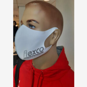 Araco gezichtsmasker scuba mondkapje wit