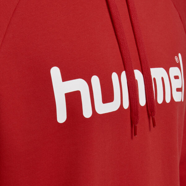 Afbeelding Hummel Go Cotton logo hoodie uni rood