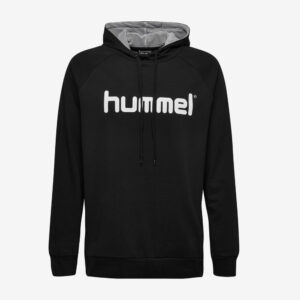 Afbeelding Hummel Go Cotton logo hoodie uni zwart