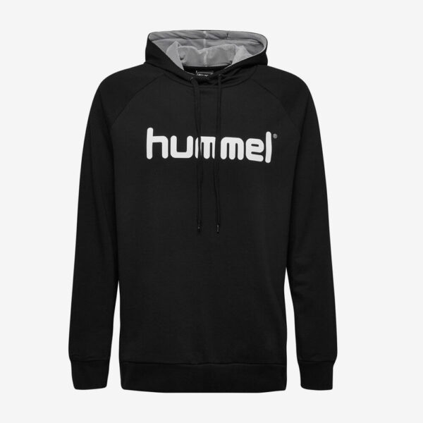 Afbeelding Hummel Go Cotton logo hoodie uni zwart