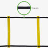 Afbeelding Tunturi fitness ladder speedladder 4,5m zwart/geel