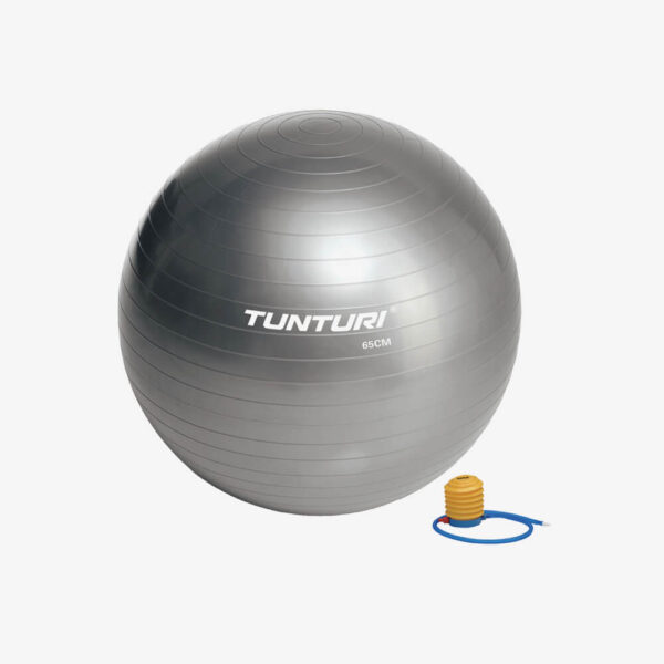 Afbeelding Tunturi fitnessbal gymbal 65 cm grijs