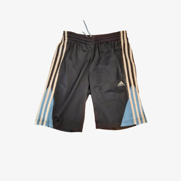 Afbeelding Adidas short 3stripe sportbroek marine/lichtblauw