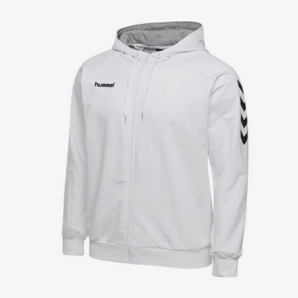 Afbeelding Hummel Go Cotton zip hoodie uni wit