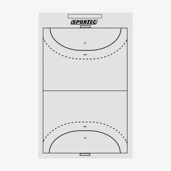 Afbeelding Sportec light coachboard handbal wit voorkant
