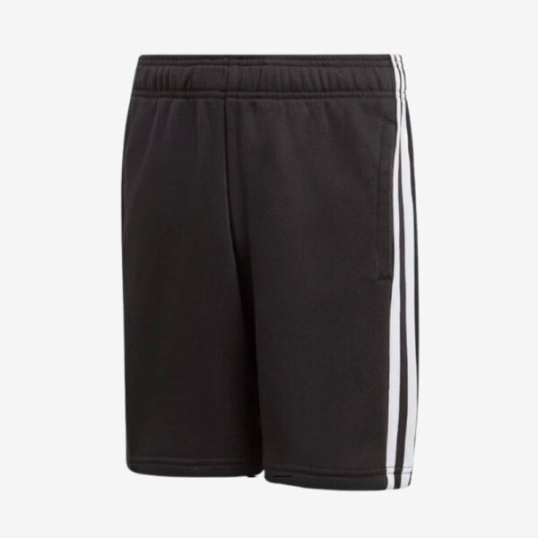 Afbeelding Adidas Essentials 3 stripes knit short sportbroek junior zwart-wit