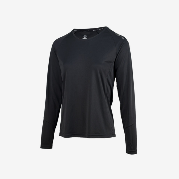 Afbeelding Rogelli Basis hardloopshirt lange mouwen dames zwart