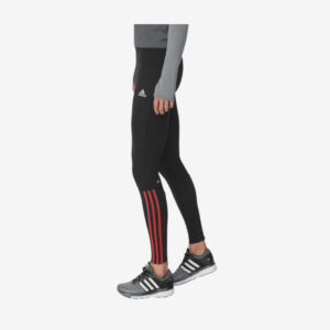 Afbeelding Adidas Response running tight hardloopbroek zwart/rood