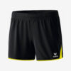 Erima 5-Cubes Short Dames Sportbroek Zwart/Geel