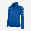 Afbeelding Hummel Valencia top full zip dames trainingsjack blauw/wit