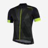 Afbeelding Rogelli Brisk fietsshirt wielershirt grijs/geel