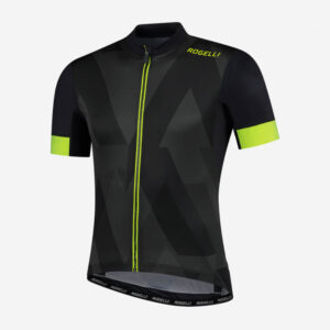 Afbeelding Rogelli Brisk fietsshirt wielershirt grijs/geel