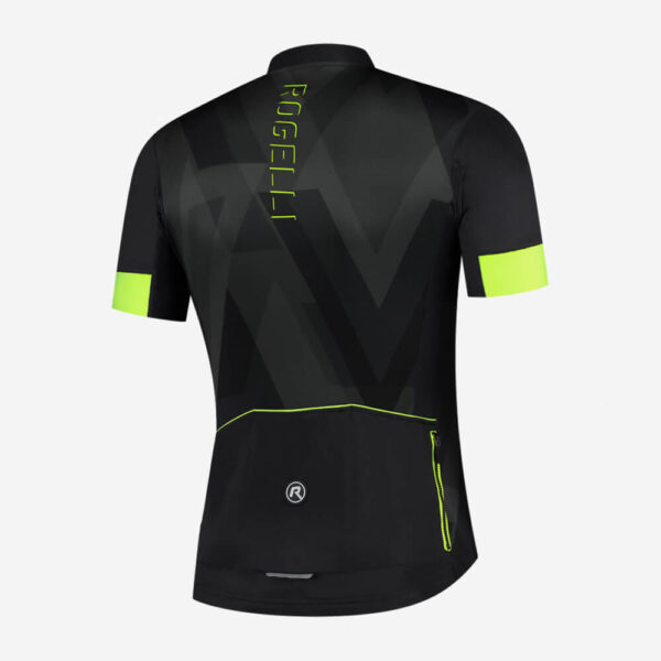 Afbeelding Rogelli Brisk fietsshirt wielershirt grijs/geel