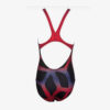 Afbeelding Arena Spider badpak zwart/rood