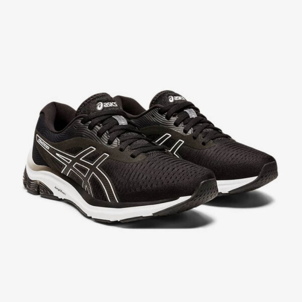 Afbeelding Asics Gel-Pulse 12 hardloopschoenen dames zwart/wit