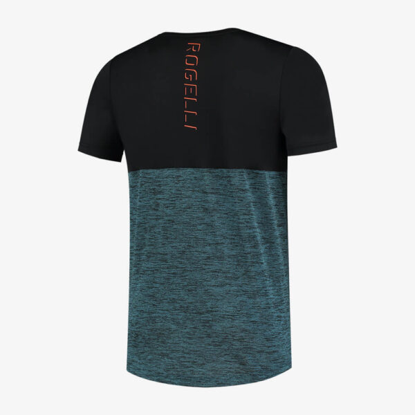 Afbeelding Rogelli running t-shirt essence hardloopshirt heren blauw/zwart/oranje