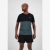 Afbeelding Rogelli running t-shirt essence hardloopshirt heren blauw/zwart/oranje
