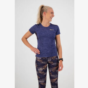 Afbeelding Rogelli running t-shirt indigo hardloopshirt dames paars