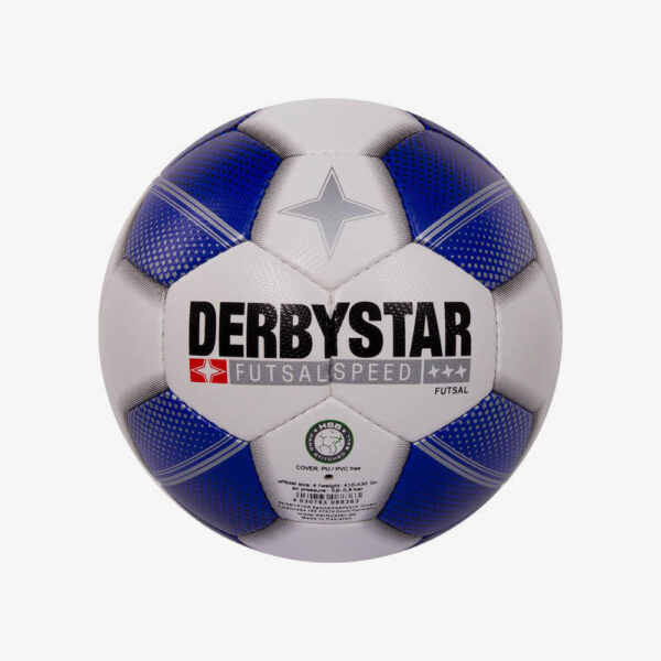 Afbeelding Derbystar Futsal Speed zaalvoetbal wit/blauw