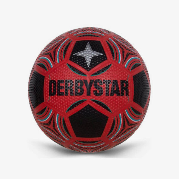 Afbeelding Derbystar streetsoccer straatvoetbal rood