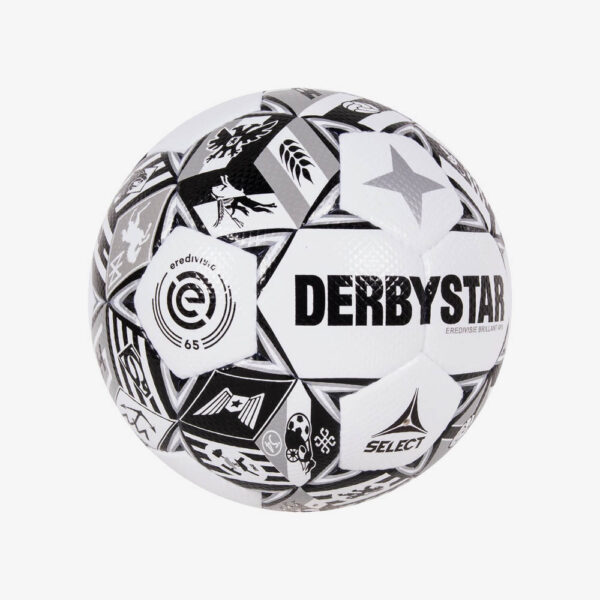 fbeelding Derbystar eredivisie brillant 21/22 wedstrijdvoetbal wit/zwart