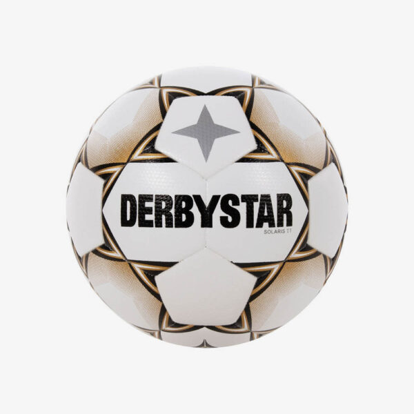 derbystar solaris tt 5 voetbal wit/goud