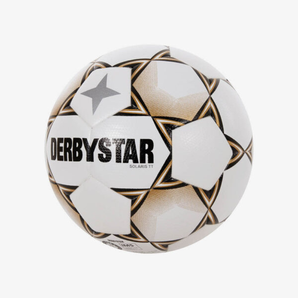 derbystar solaris tt 5 voetbal wit/goud