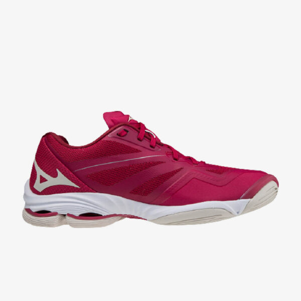 Afbeelding Mizuno wave lightning Z6 indoorschoenen dames rood/wit