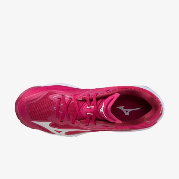 Afbeelding Mizuno wave lightning Z6 indoorschoenen dames rood/wit