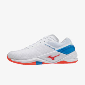 Afbeelding Mizuno wave stealth neo handbalschoenen uni rood/wit/blauw