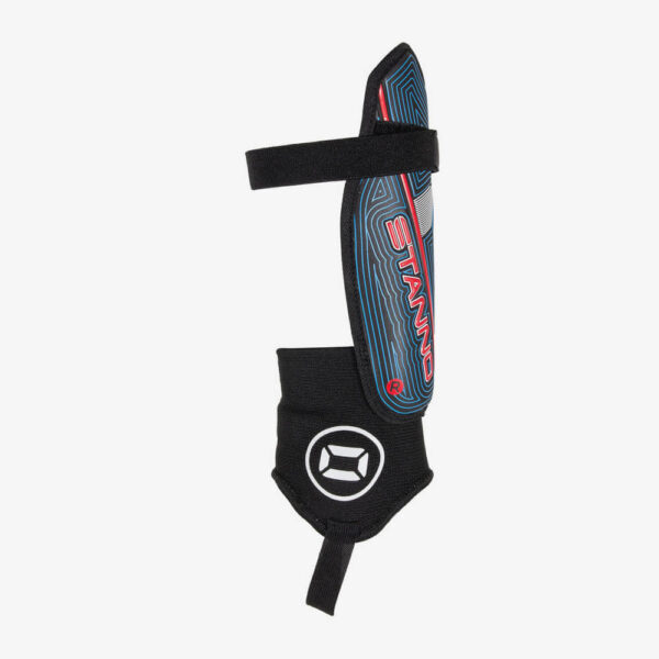Afbeelding Stanno pro guard 2 scheenbeschermers grijs/rood/wit