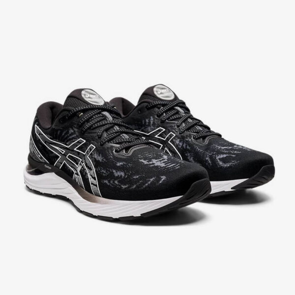 Afbeelding Asics gel cumulus 23 hardloopschoenen heren zwart/wit