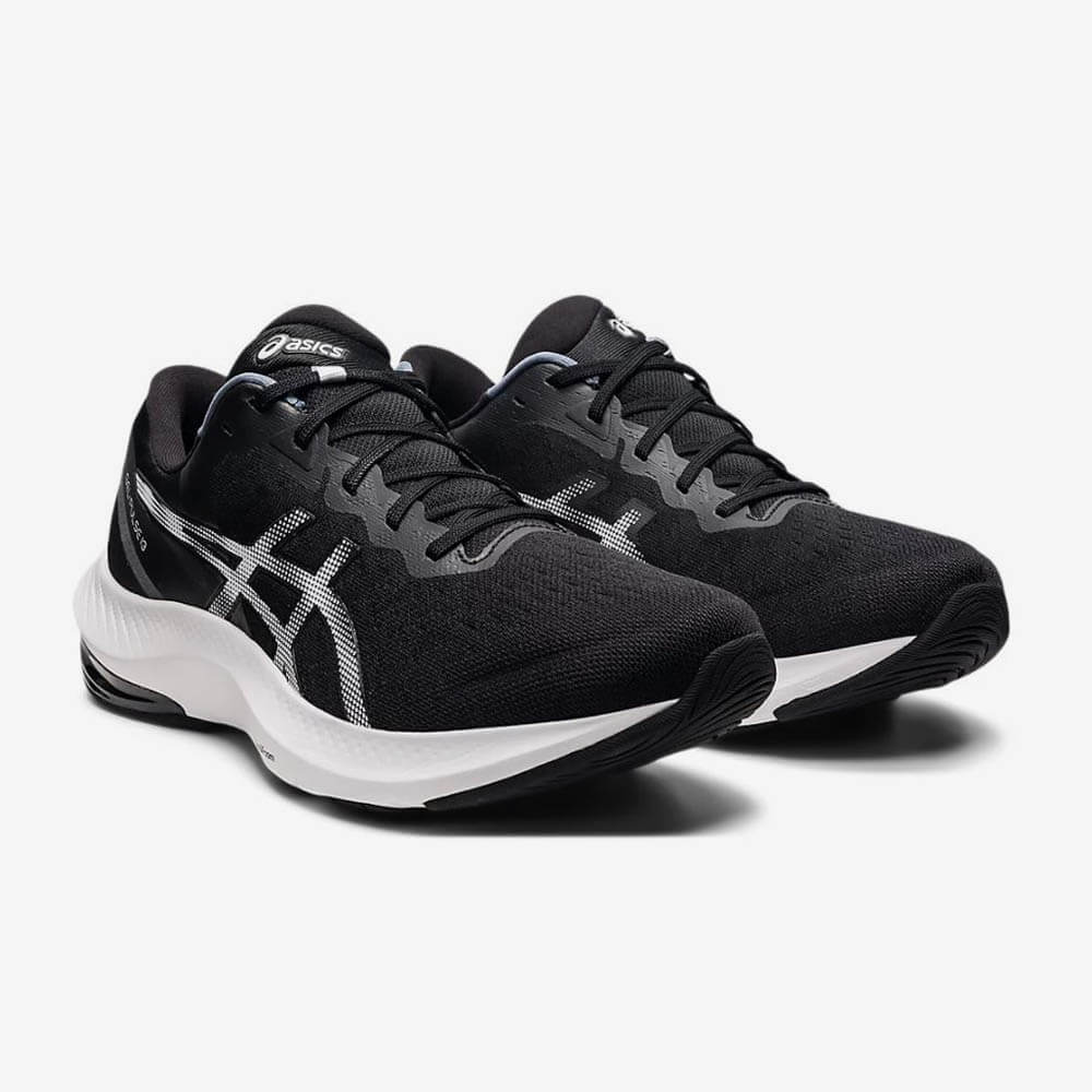 Asics Gel-Pulse Hardloopschoenen - Heren - Zwart/Wit