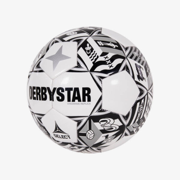 Afbeelding derbystar eredivisie design 21/22 voetbal wit/zwart