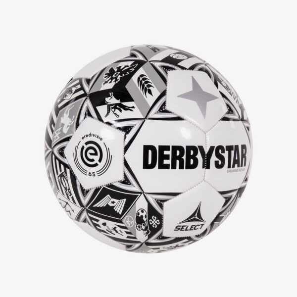 Afbeelding derbystar eredivisie design 21/22 voetbal wit/zwart