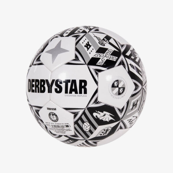 Afbeelding derbystar eredivisie design 21/22 voetbal wit/zwart