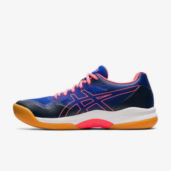 Afbeelding Asics Gel court hunter 2 indoorschoenen dames blauw/roze