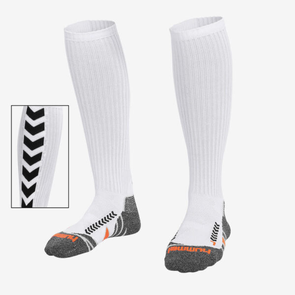 Afbeelding Hummel Chevron sock long lange sportsok wit/zwart