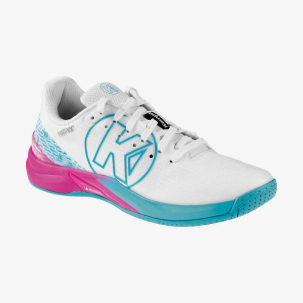 Afbeelding Kempa Attack Pro 2.0 handbalschoen dames wit/aqua