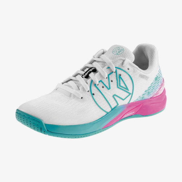 Afbeelding Kempa Attack Pro 2.0 handbalschoen dames wit/aqua