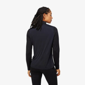 Afbeelding Aics Core 1/2 zip winter top hardloopshirt dames zwart
