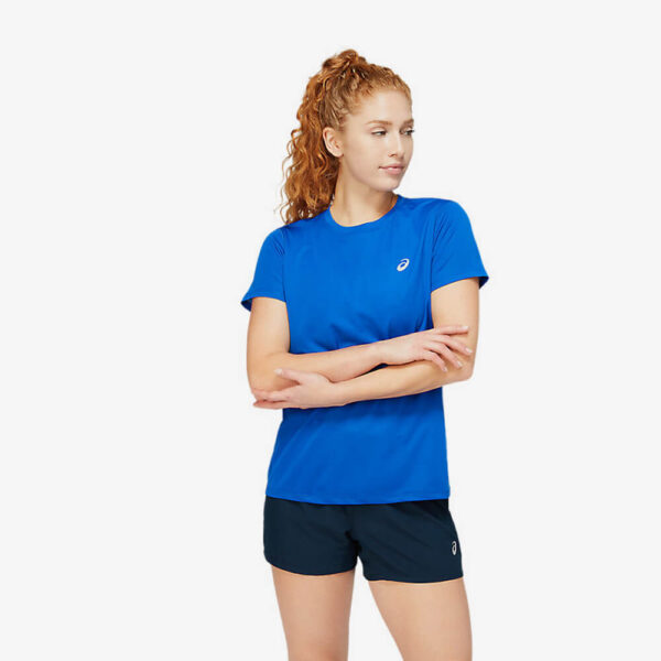 Afbeelding Core SS Top hardloopshirt korte mouw dames blauw