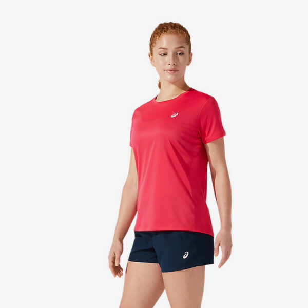 Afbeelding Core SS Top hardloopshirt korte mouw dames roze