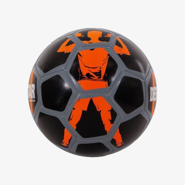 Afbeelding Derbystar street soccer ball straatvoetbal Zwart/Grijs