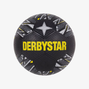 Afbeelding Derbystar Streetbal straatvoetbal zwart/zilver/grijs